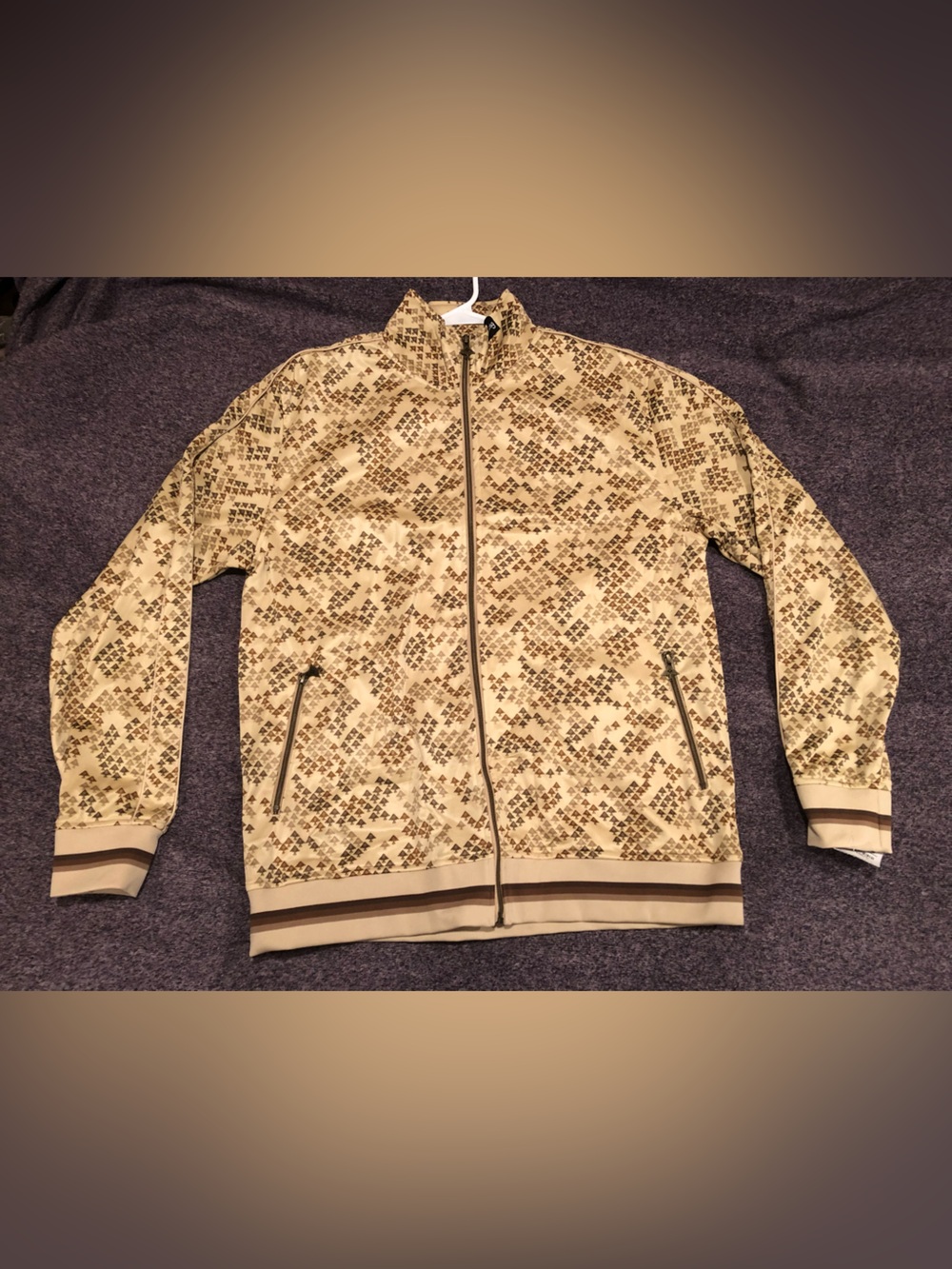 LRG Cream Tree Print Zip Up